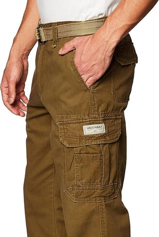 UNIONBAY Men's Survivor Iv Relaxed Fit Cargo Pant-Reg and Big and Tall Sizes in Kuwait