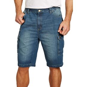 Liberty Blues Men's Big & Tall ™ Denim Cargo Shorts in Saudi Arabia