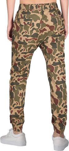 ITALY MORN Khaki Joggers Pants with Pockets for Men in Kuwait
