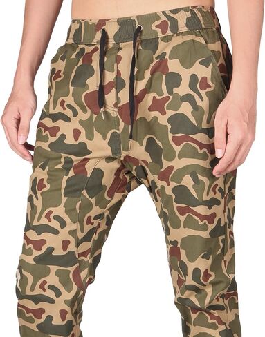 ITALY MORN Khaki Joggers Pants with Pockets for Men in Kuwait