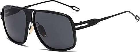 Gobiger Aviator Sunglasses for Men 100%UV Protection Goggle Alloy Frame with Case in Kuwait