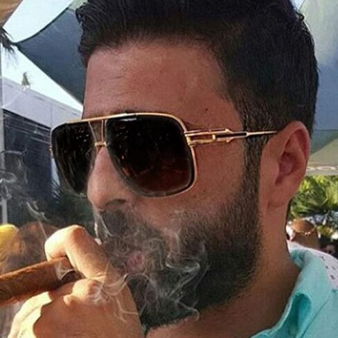 Gobiger Aviator Sunglasses for Men 100%UV Protection Goggle Alloy Frame with Case in Kuwait