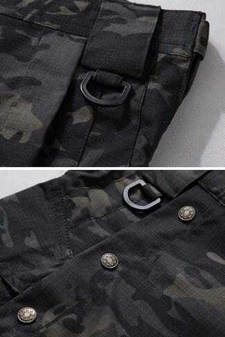AKARMY Men's Kilt for Men, Camo Scottish Utility Kilt, 23" Pleated Tactical Kilt, Irish Highland Hybrid Kilts with Pockets in Saudi Arabia