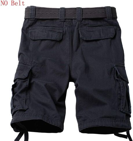 AKARMY Men's Camo Cargo Shorts Outdoor Multi-Pocket Cotton Casual Shorts with No Belt in Saudi Arabia