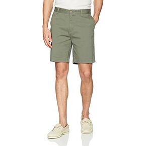 Nautica Men's Classic Fit Flat Front Stretch Solid Chino Deck Short in Saudi Arabia