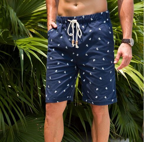 Boisouey Men's Linen Casual Classic Fit Short Summer Beach Shorts in Saudi Arabia