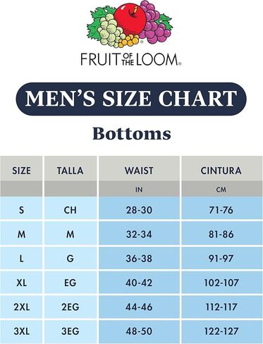 شورت رجالي مصنوع من القطن Eversoft بجيوب من Fruit of the Loom (S-4XL) in Saudi Arabia
