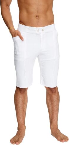 4-rth Mens Front Pleated Dress Short with Pockets in Kuwait