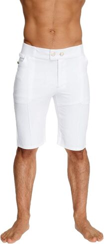 4-rth Mens Front Pleated Dress Short with Pockets in Kuwait