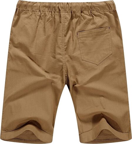 Sailwind Men’s Linen Shorts Casual Drawstring Summer Beach Shorts in Saudi Arabia