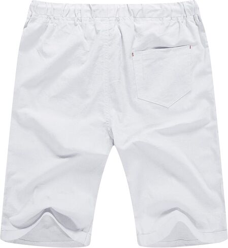 Sailwind Men’s Linen Shorts Casual Drawstring Summer Beach Shorts in Saudi Arabia