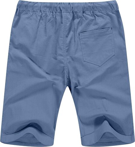 Sailwind Men’s Linen Shorts Casual Drawstring Summer Beach Shorts in Saudi Arabia
