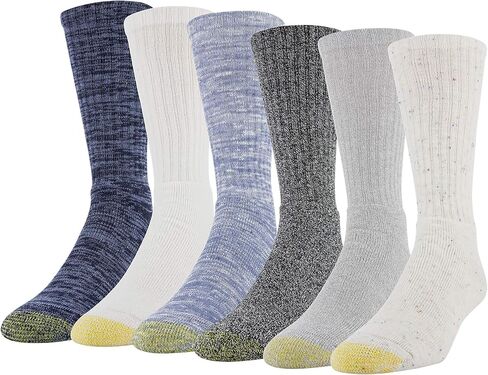 Gold Toe Men's Harrington Crew Socks, Multipairs in Saudi Arabia