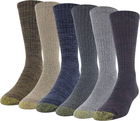 Gold Toe Men's Harrington Crew Socks, Multipairs in Saudi Arabia