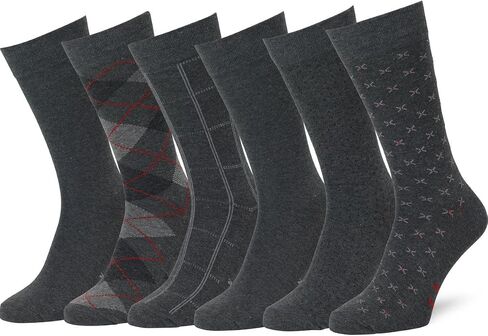 Easton Marlowe Mens Dress Socks 6 Pack Classic Cotton Dress Socks for Men - Patterned Socks in Saudi Arabia