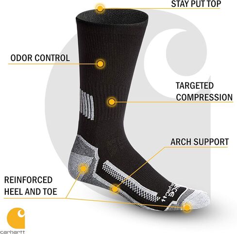 مجموعة جوارب العمل Force Performance للرجال من Carhartt مكونة من 3 أزواج in Kuwait