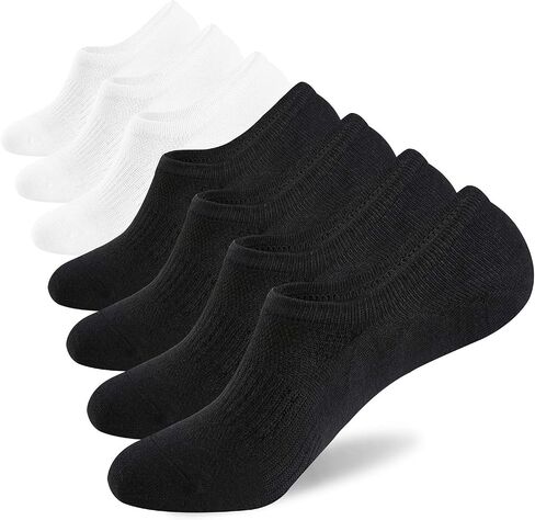 WANDER No Show Socks Mens 7/8 Pair Cotton Thin Non Slip Low Cut Men Invisible Sock 6-8/9-11/12-14 in Saudi Arabia