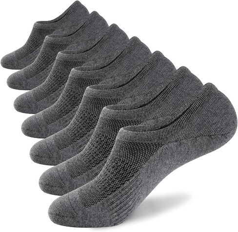 WANDER No Show Socks Mens 7/8 Pair Cotton Thin Non Slip Low Cut Men Invisible Sock 6-8/9-11/12-14 in Saudi Arabia