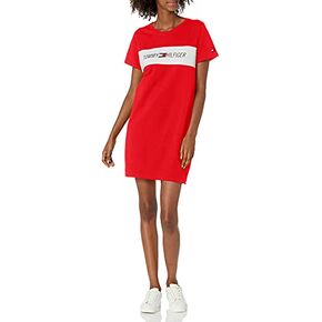 Tommy Hilfiger Women's Crew Neck T-Shirt Dress