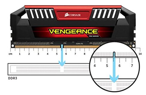 وحدة ذاكرة سطح المكتب Corsair Vengeance Pro Series Gold DDR3 - أسود in Kuwait