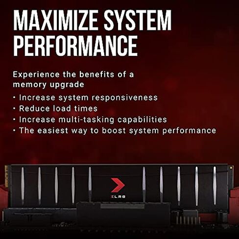 مجموعة ذاكرة سطح المكتب PNY DDR4 32GB (2x16GB) 3200MHz CL16 منخفضة المستوى in Kuwait