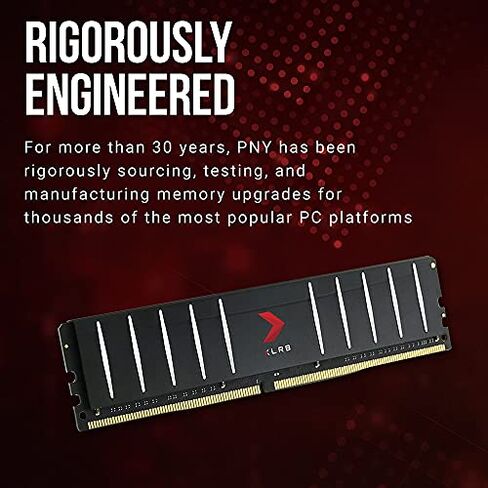 مجموعة ذاكرة سطح المكتب PNY DDR4 32GB (2x16GB) 3200MHz CL16 منخفضة المستوى in Kuwait
