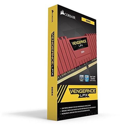 Corsair CMK4GX4M1A2400C16 Vengeance LPX 4GB (1 x 4GB) DDR4 DRAM 2400MHz (PC4-19200) C16 Memory Kit, Black in Saudi Arabia