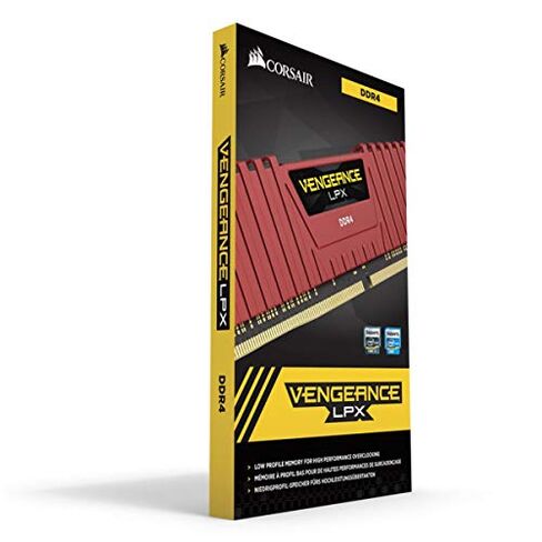 Corsair CMK4GX4M1A2400C16 Vengeance LPX 4GB (1 x 4GB) DDR4 DRAM 2400MHz (PC4-19200) C16 Memory Kit, Black in Saudi Arabia