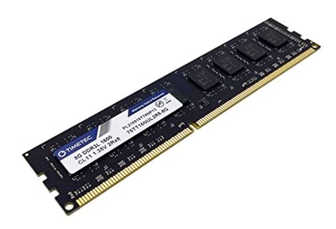 Timetec 4GB DDR3L / DDR3 1600MHz PC3L-12800 / PC3-12800 Non-ECC Unbuffered 1.35V / 1.5V CL11 2Rx8 Dual Rank 240 Pin UDIMM Desktop PC Computer Memory RAM Module Upgrade (4GB) in Kuwait