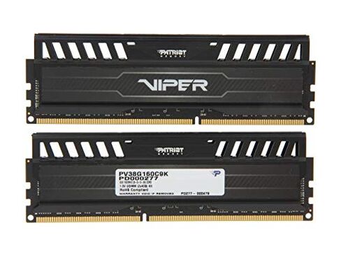 Patriot Viper 3 Series, Black Mamba, DDR3 8GB (2 x 4GB) 1600MHz Dual Channel Kit (PV38G160C9K) in Kuwait