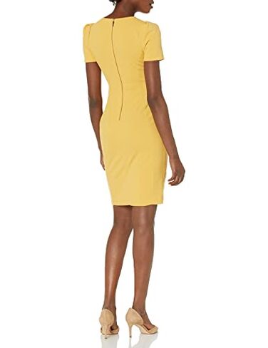 Calvin Klein Women's Tulip Sleeved Sheath Dress in Saudi Arabia