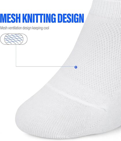 Closemate Mens No Show Socks Low Cut Invisible Socks for Men Women 6 Pairs Non Slip Cotton Casual Sneaker Trainer Socks in Saudi Arabia