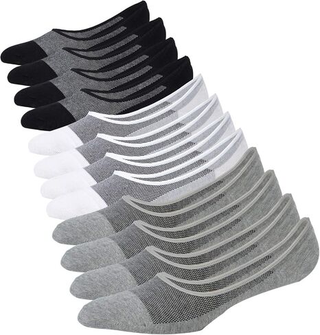 Jormatt Genuine Mens No Show Socks, Loafer Sneakers Low Cut Cotton Socks With Non Slip Grips in Saudi Arabia