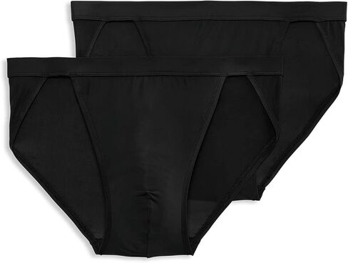 Jockey Men's Underwear Mens Elance Microfiber String Bikini - 2 Pack in Kuwait