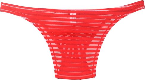 IKINGSKY Men's Sexy Brazilian Underwear See Through Bikini Under Panties Half Back Coverage Mens Underwear in Kuwait