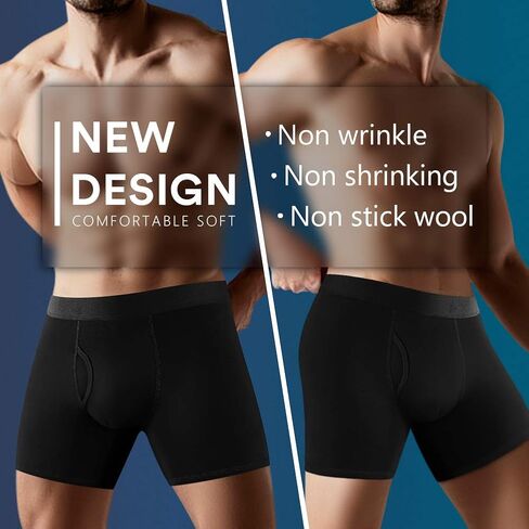 Natural Feelings Boxer Briefs Mens Underwear Men Pack Soft Cotton Open Fly Underwear in Kuwait
