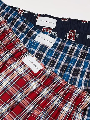 Tommy Hilfiger Men's Underwear Multipack Cotton Classics Woven Boxer in Saudi Arabia