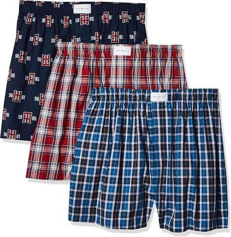 Tommy Hilfiger Men's Underwear Multipack Cotton Classics Woven Boxer in Saudi Arabia