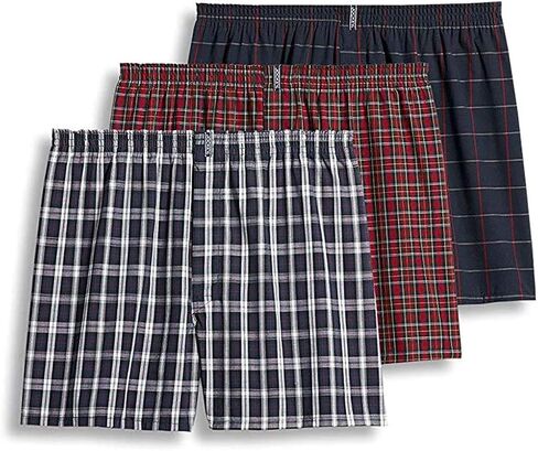 Jockey Men's Underwear Classics Full Cut 5" Boxer - 3 Pack in Saudi Arabia
