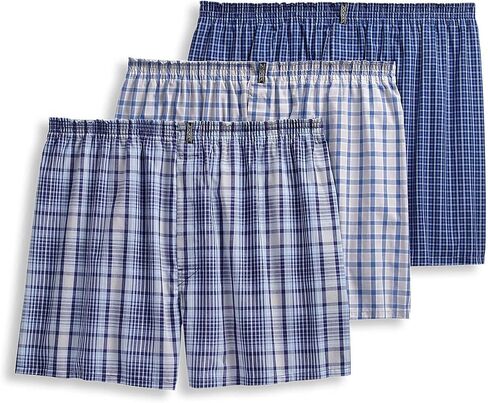 Jockey Men's Underwear Classics Full Cut 5" Boxer - 3 Pack in Saudi Arabia