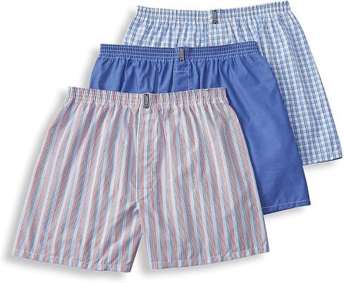 Jockey Men's Underwear Classics Full Cut 5" Boxer - 3 Pack in Saudi Arabia