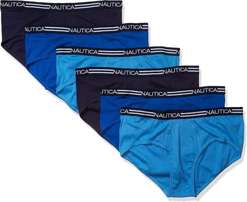 Nautica Men's Cotton Classic Multipack Briefs in Saudi Arabia