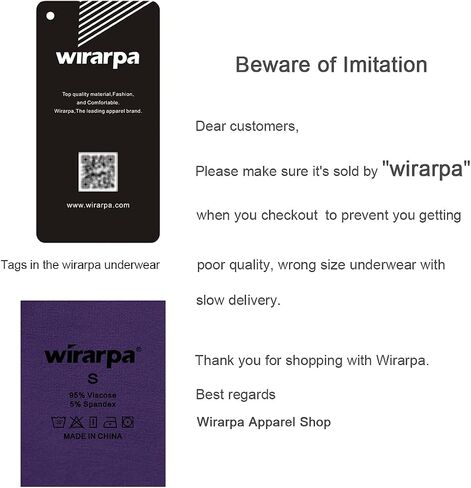 wirarpa Men's Breathable Modal Microfiber Trunks Underwear Covered Band Multipack in Kuwait
