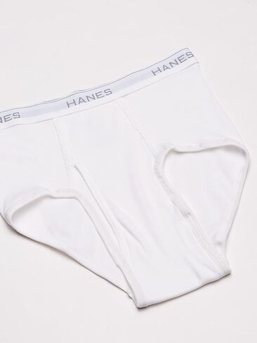 Hanes Men's 6-Pack FreshIQ Tagless Cotton Brief, White, X-Large in Saudi Arabia