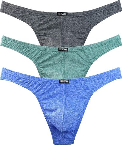 iKingsky Men's Thong Underwear Soft Stretch T-back Mens Underwear in Saudi Arabia