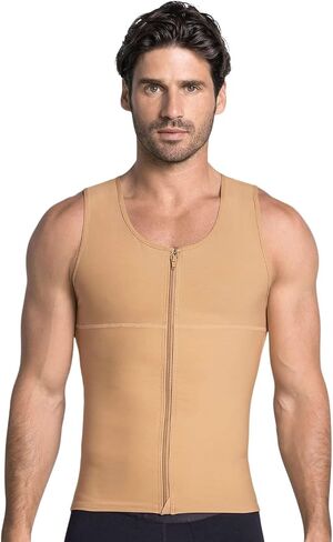 LEO Vest Shapewear for Men - Back Support Posture Corrector Body Shaper in Saudi Arabia