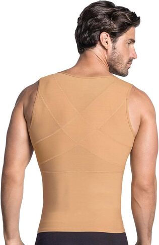LEO Vest Shapewear for Men - Back Support Posture Corrector Body Shaper in Saudi Arabia
