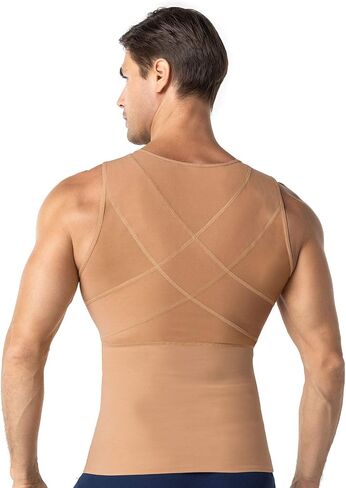 LEO Vest Shapewear for Men - Back Support Posture Corrector Body Shaper in Saudi Arabia