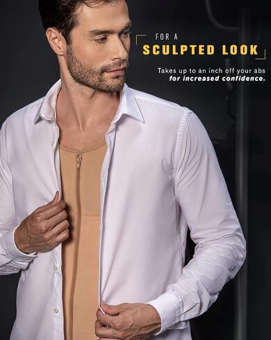 LEO Vest Shapewear for Men - Back Support Posture Corrector Body Shaper in Saudi Arabia