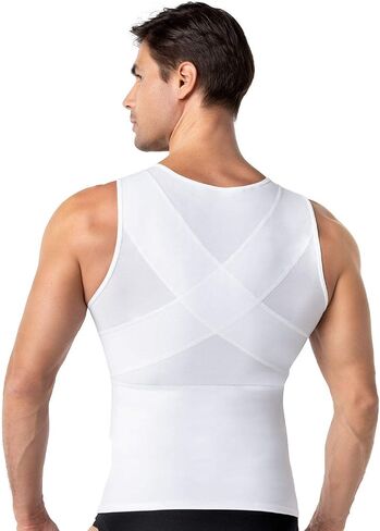 LEO Vest Shapewear for Men - Back Support Posture Corrector Body Shaper in Saudi Arabia